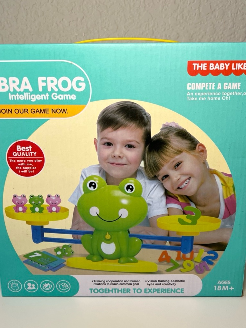 Frog Balance Game for Kids - Green -